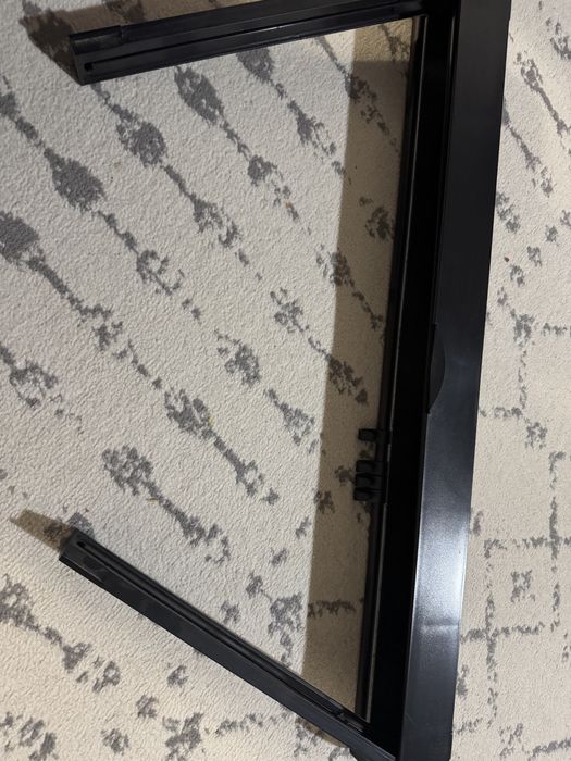 Uscator rufe pliabil,  cu prindere pe perete, negru