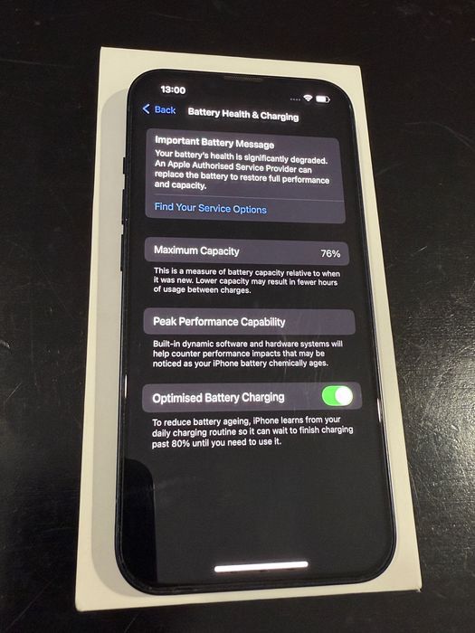 Iphone 13 черен 128 GB Запазен! Пълен комплект