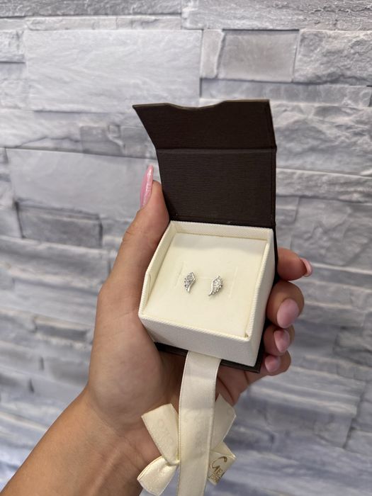 Сребърни обеци Ge oro