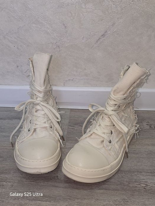 Rick Owens Ramones white.