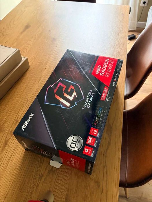 Placa video NOUA! VGA PCIE16 RX6900XT 16GB GDDR6 RX6900XT PGD 16GO ASROCK, Compatibil VR