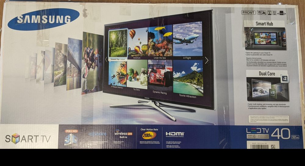 Smart TV Samsung , 101 cm , 3D , FullHD