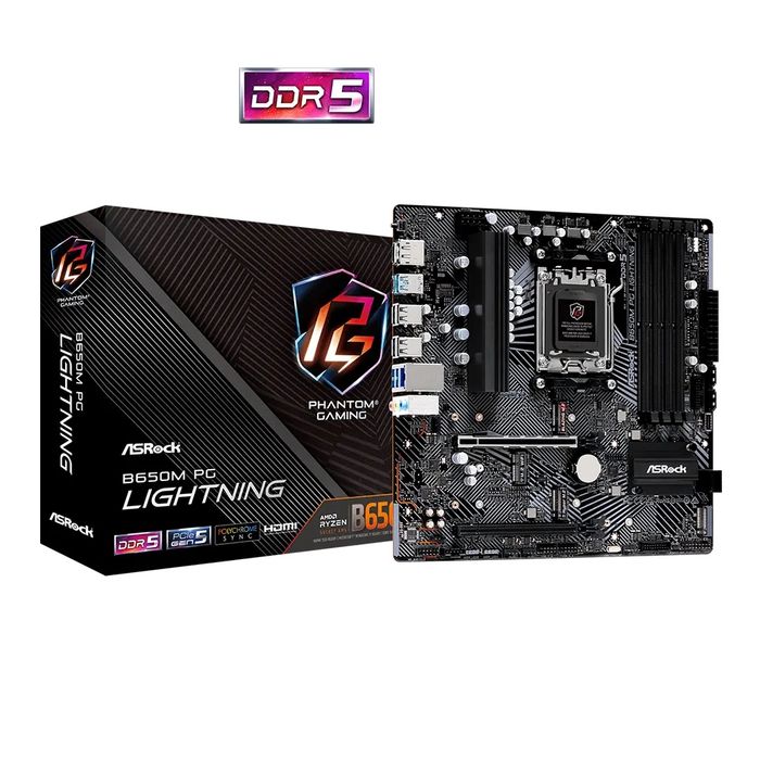 Продам комплект AM5 Ryzen 5 7600x3D + B650M