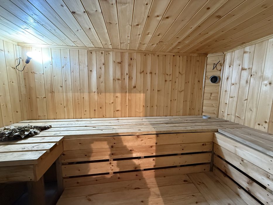 Семейная баня чистая