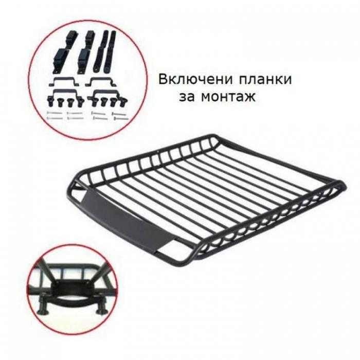 Стоманен багажник за покрив 140х100см / Джип SUV