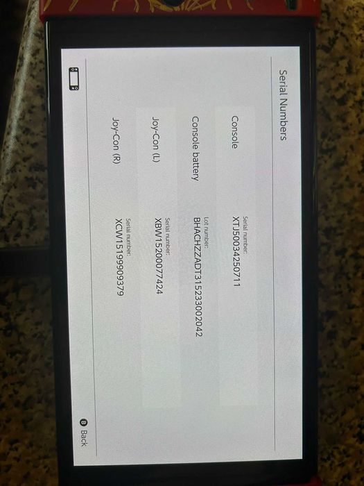 Nintendo Switch  Blue and Red 32GB