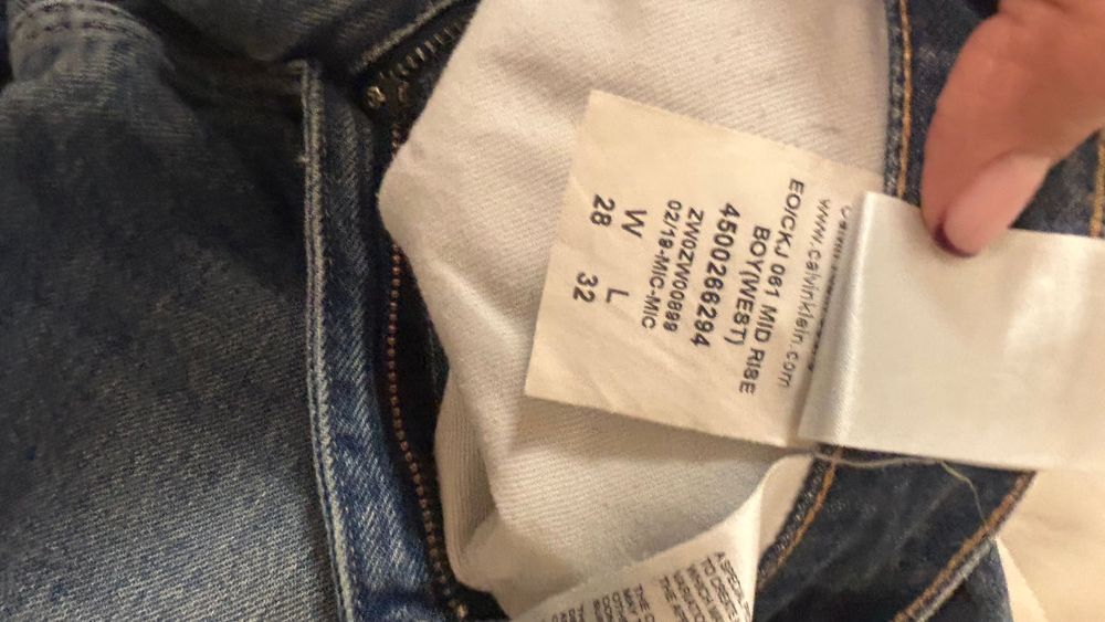 Дънки Calvin Kleins , размер W28 L 32