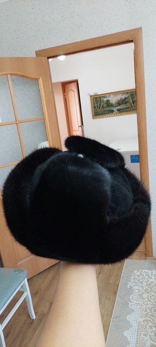 Норковая шапка ушанка