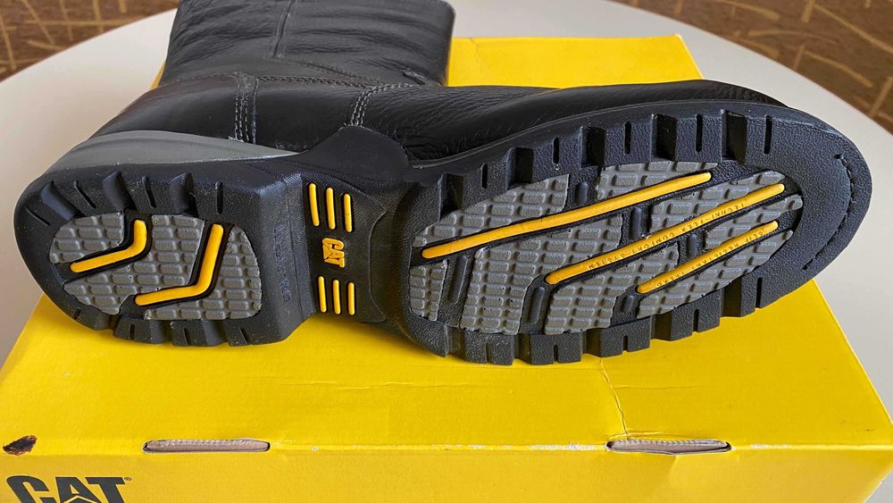 Cizme Caterpillar, piele, steel toe, marimea 44, noi, premium