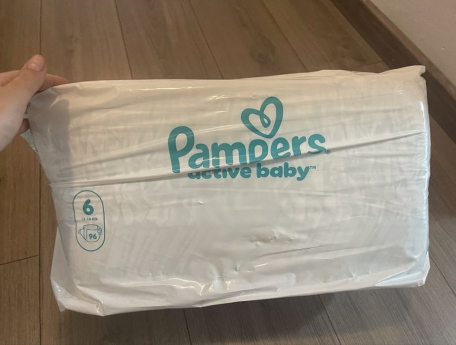 Scutece Pampers Active Baby Marimea 6, 13-18 kg, 96 buc