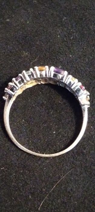 Inel 9k cu pietre semipretioase