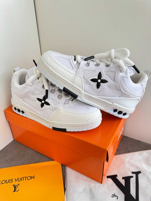 Adidasi Louis Vuitton Skate LV / White Produs Nou / Full Box - NOU