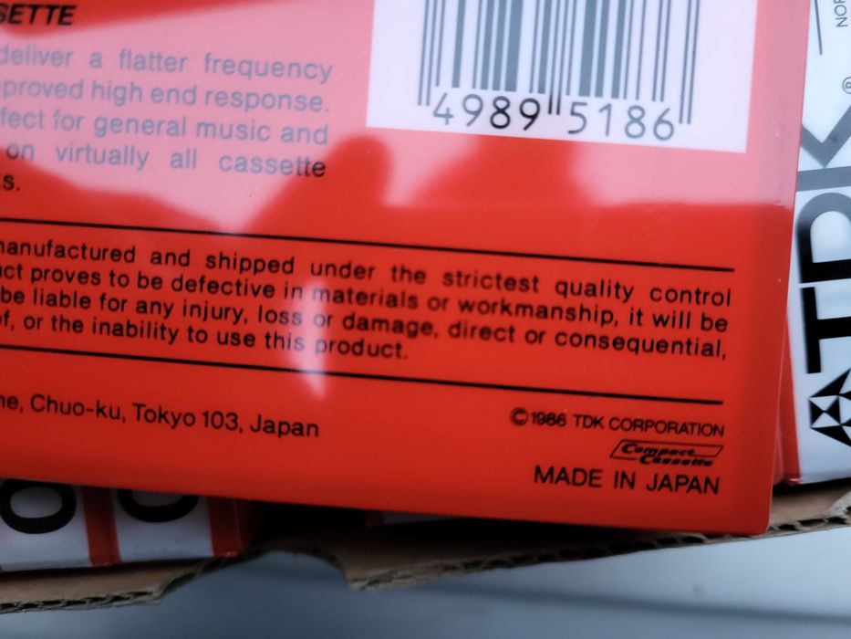 Аудио касети tdk d-60