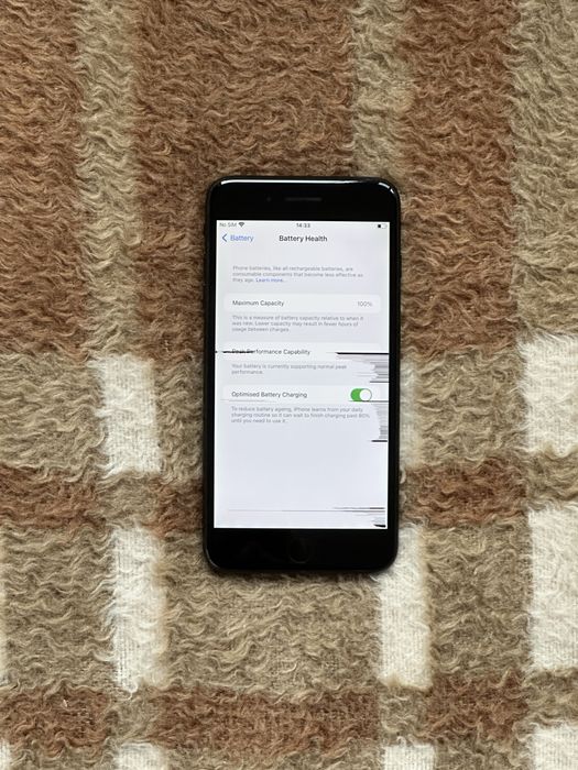 Apple iPhone 7 Plus, Jet Black, 128 GB