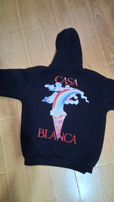 Hanorac negru "Casa Blanca"
