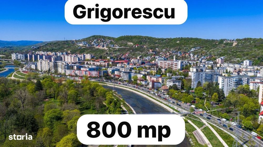 Teren construcții 800 mp, Grigorescu  !!