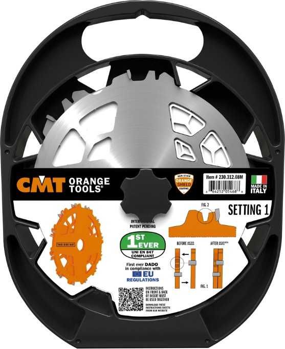 Set lame circular CMT, dado pro cod 230.312.08M, interior 30mm