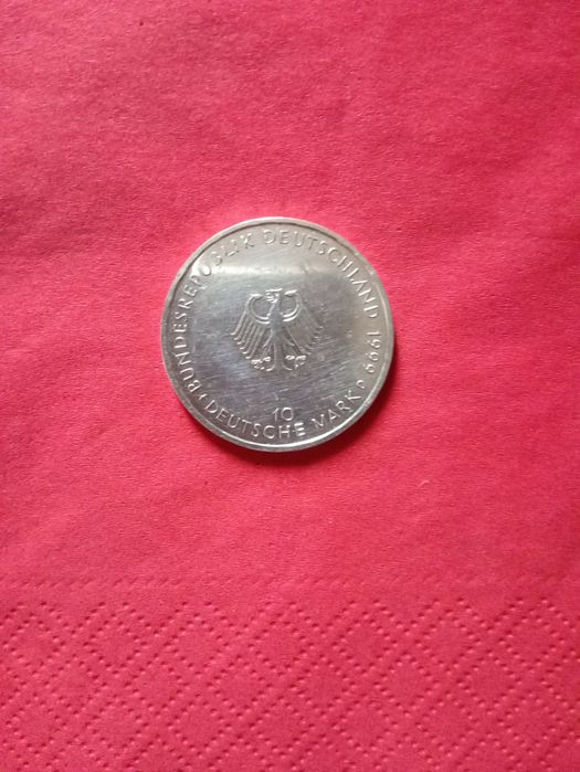 Monedă Argint 16 Grame 10 Mărci pentru Colecție