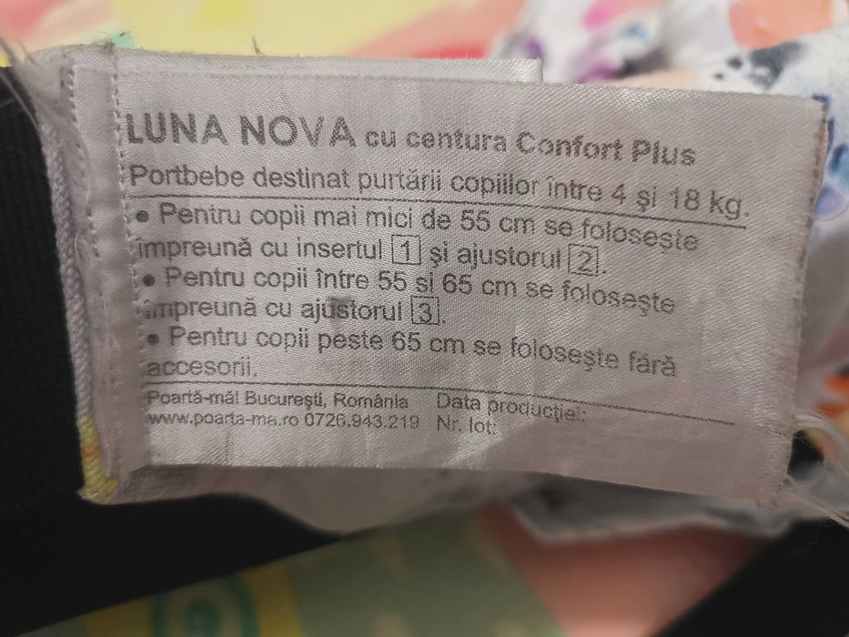Sistem de purtare ergonomic Poartă-mă (brand românesc)