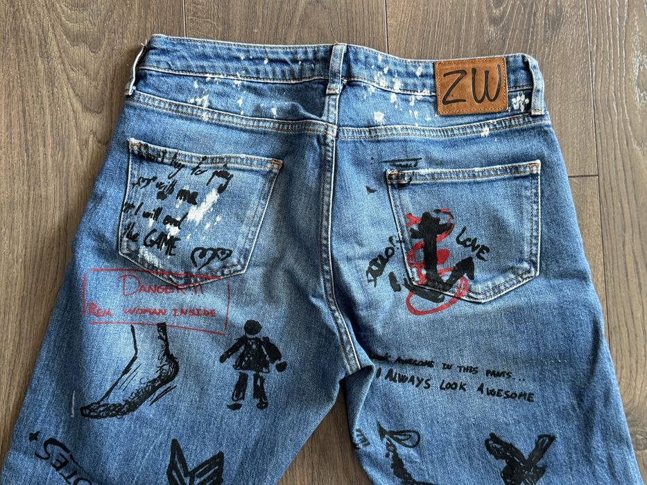 Дамски дънки Зара