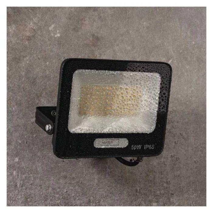 LED прожектор GLARO 50W, черен, IP65, 5000 lm, неутрално бял