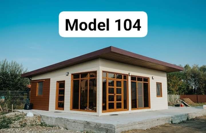 Case modulare,pe structura metalica acept variante auto