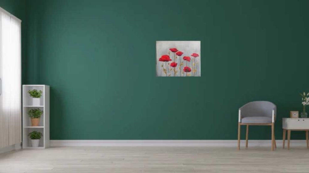 Интерьерная картина "Маки"