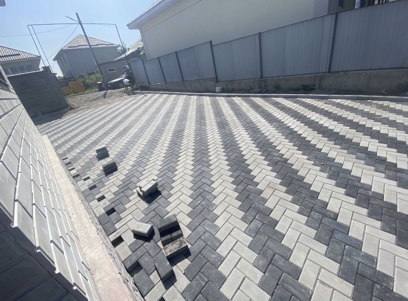 Укладка брусчатки