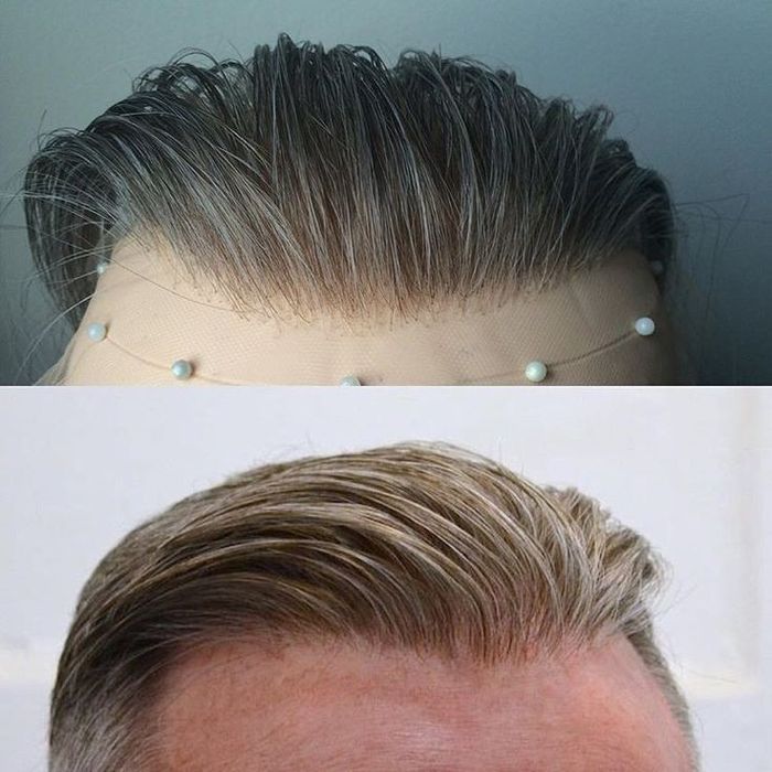 Мъжки тупета от естествена коса