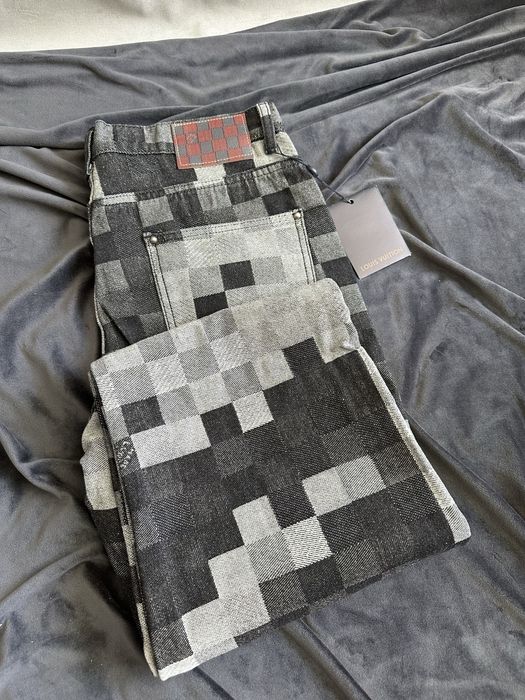 Pantaloni LouisVuitton blue/black marime M/L/XL