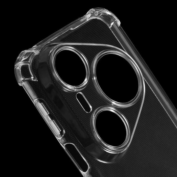 Прозрачен силиконов удароустойчив кейс за huawei pura 80 ultra