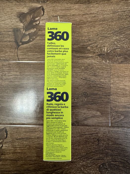 Aparat de barbierit Philips OneBlade 360 nou sigilat original+2 capete