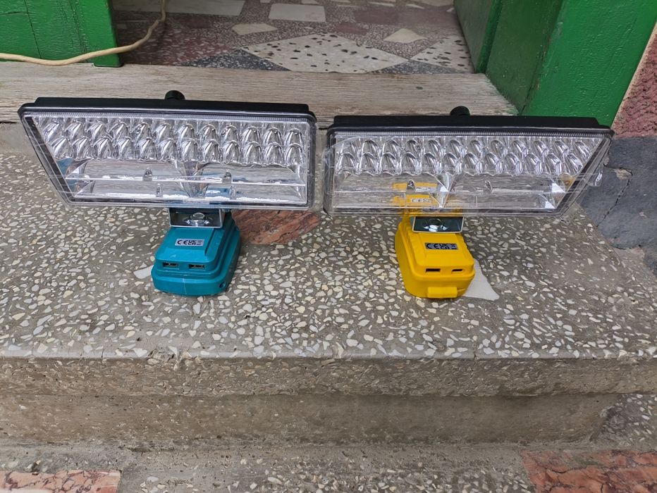 LED , PROIECTOR , LAMPA LUCRU pentru baterii Makita și DeWalt
