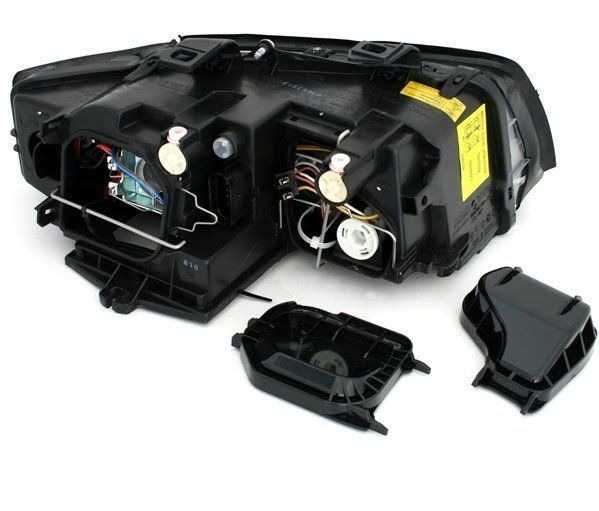 Фарове Ауди А4 Б6 Тъмни Лупи Нови ДЕПО Audi A4 B6  Затъмнени Черни