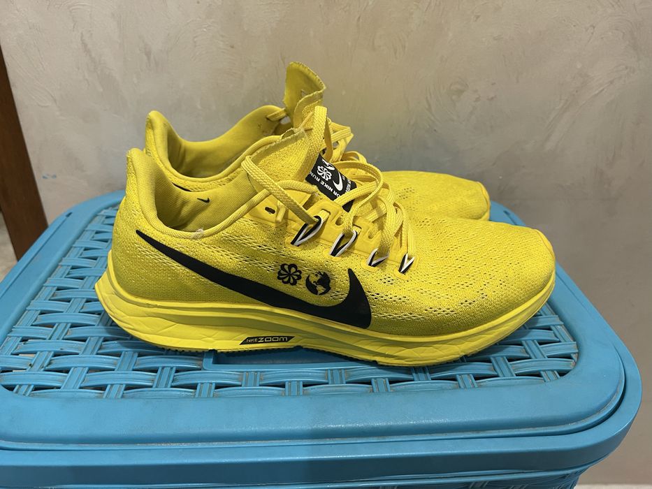 42.5 Nike Air Zoom Pegasus 36 Cody Hudson Yellow Жълти Jordan Diesel Маратонки Puma Adidas