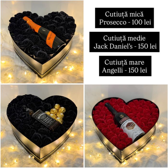 Cutii trandafiri de săpun