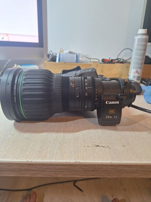 Canon Zoom Lens CJ24e x 7.5B IASE S stare noua obiectiv zoom video broadcasting/foto de inalta calitate