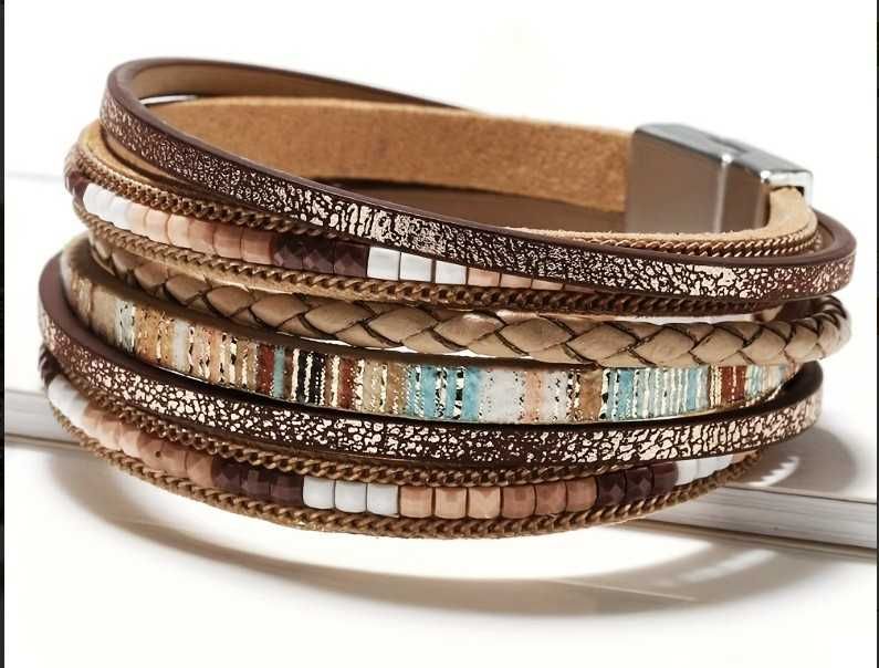 Красивый женский и мужской  браслеты