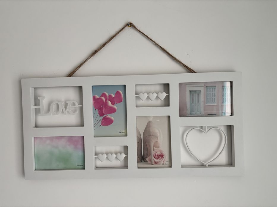 Vand tablou 4 rame foto 60/28 cm