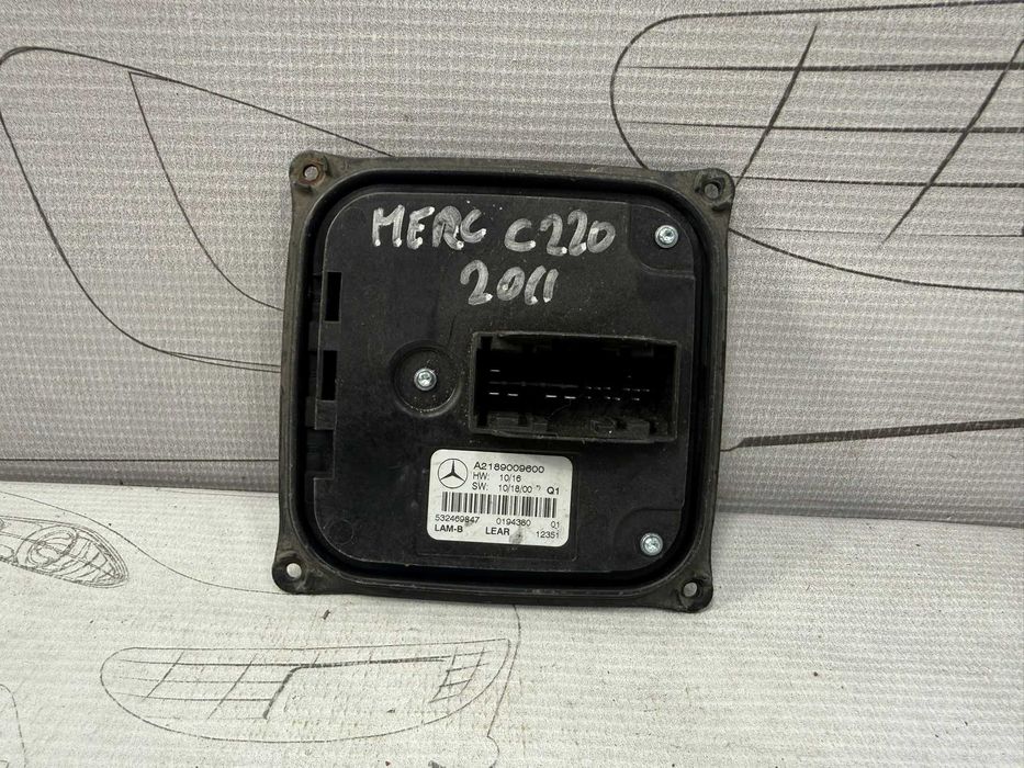 Modul far / Unitate control LED / Xenon Mercedes-Benz C W204 COD: A2189009600 2011 / [2007-2014] / (5B2)