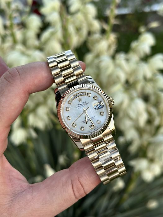 Ceas rolex day-date pearl dial 36,mm lady
