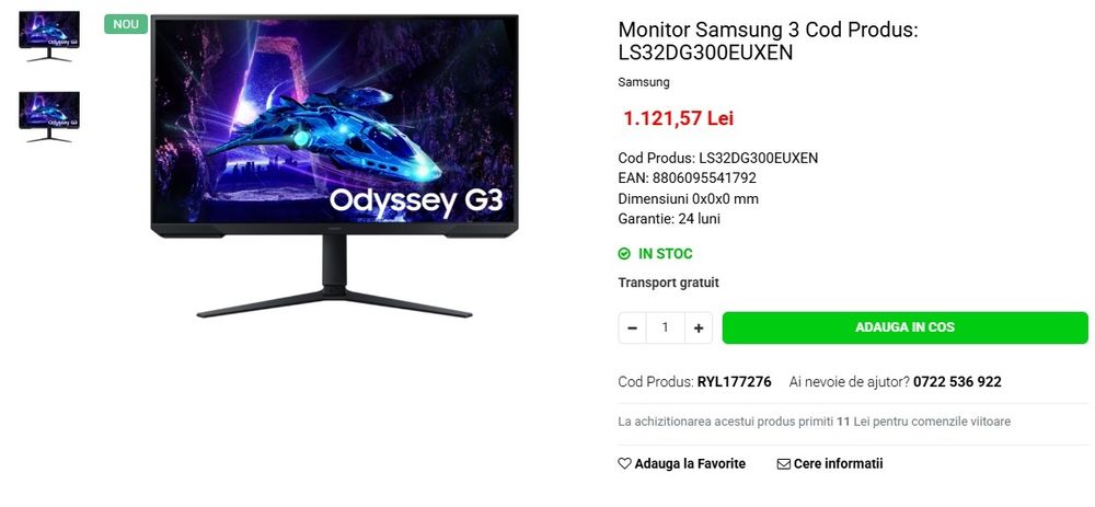Monitor Samsung 32 inch