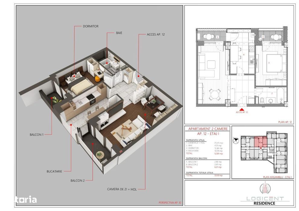 Vindem Apartamente FINALIZATE  cu 2 camere  sau 3 camere in bloc nou
