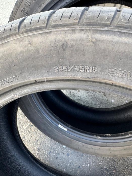 Продам летние шины на 18 размер