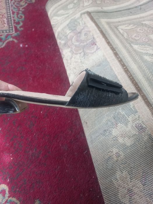 Шлепки на лето,черные