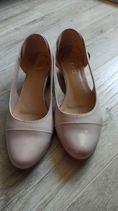 Обувки в цвят пудра дамски 36 номер