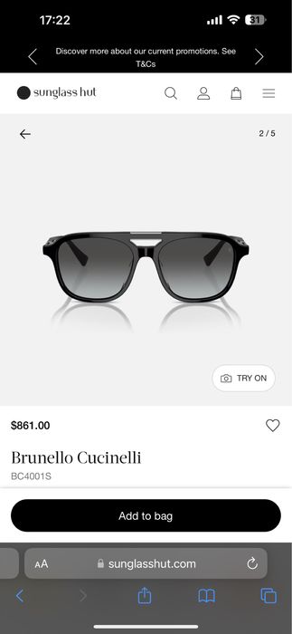 Слънчеви очила Brunello Cucinelli