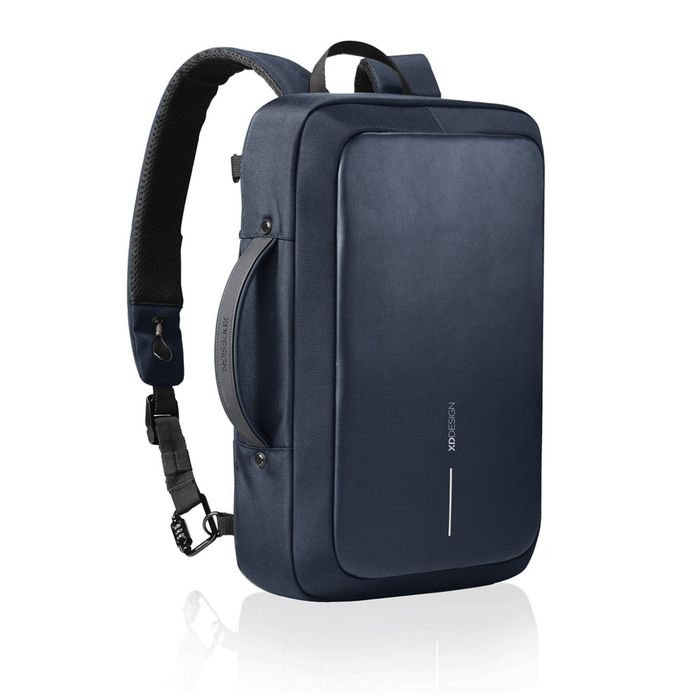 Rucsac geantă laptop XD Design Bobby Biz 2.0 navy cu antifurt