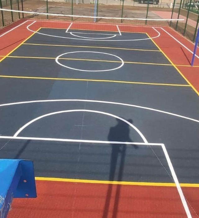 Разметка спортивных площадок