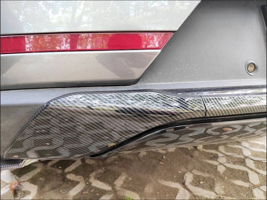 Накладки на передний и задний бампер для BYD Song Plus